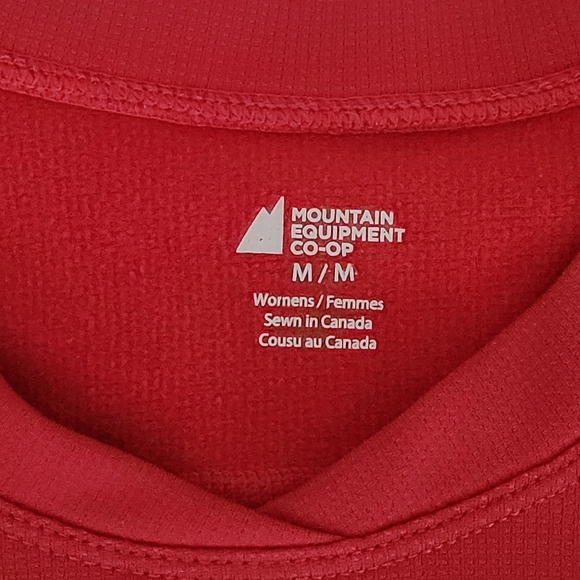 MOUNTAIN EQUIPMENT CO-OP Red Long Sleeve Performance Top – medium - Picture 10 of 13